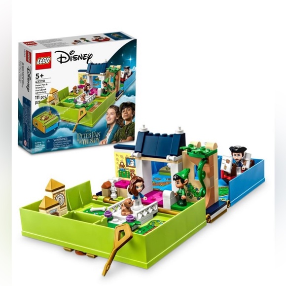 LEGO DISNEY PETERPAN & WENDY Storybook Adventure 111 pcs Age 5+ - Picture 2 of 8